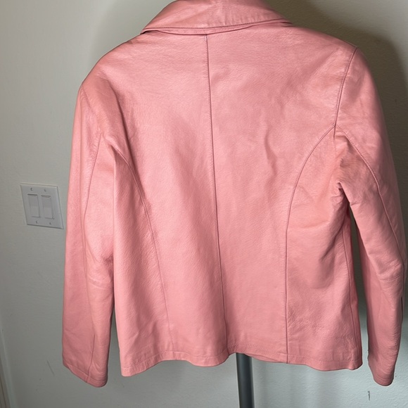 USA leather size medium leather jacket with pockets vintage mint condition - Picture 9 of 10
